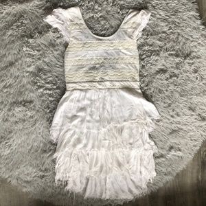 free people white/cream dress